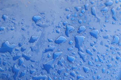 Splash of rainwater Stock Photos