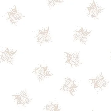 Splash raspberry fruit berry glyph seamless pattern Illustrazione stock