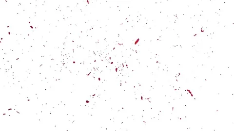 Splash red juice. Bang fluid - Explosion of liquid in Slow motion. Alpha channel Stock Footage 74924653