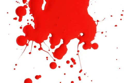 Splash of Red Paint Stock Photos