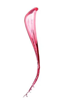 Splash of red wine Stockfoto's