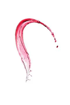 Splash of red wine 库存照片
