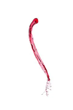 Splash of red wine Stock Photos