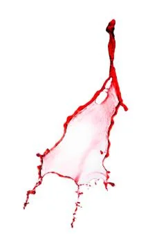 Splash of red wine 库存照片