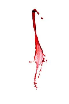 Splash of red wine Stockfoto's