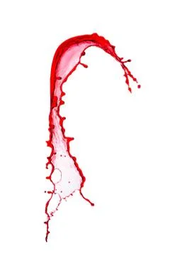 Splash of red wine 스톡 사진