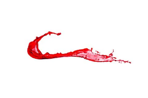 Splash of red wine 스톡 사진