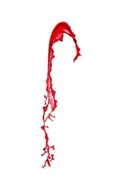 Splash of red wine Stock Photos