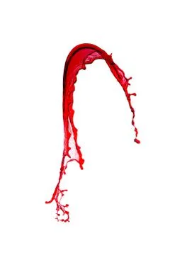 Splash of red wine 스톡 사진