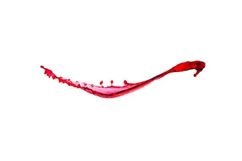 Splash of red wine Stock Photos
