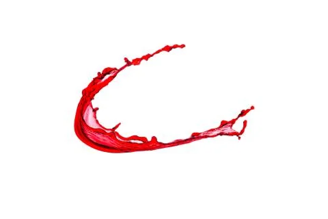 Splash of red wine 库存照片