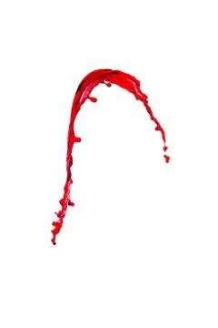 Splash of red wine Stock Photos