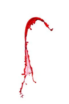 Splash of red wine Stockfoto's