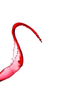 Splash of red wine Stock Photos