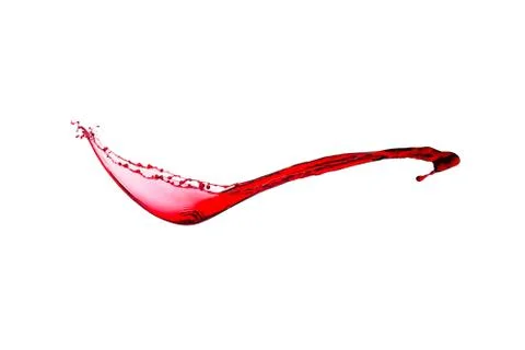 Splash of red wine Stock Photos