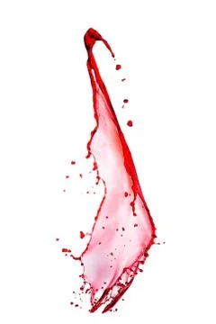 Splash of red wine 库存照片