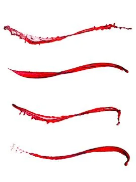 Splash of red wine Stockfoto's