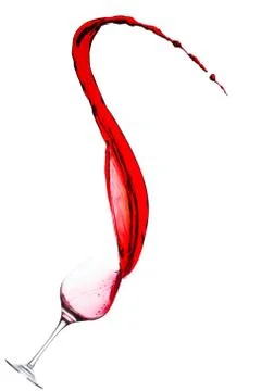 Splash of red wine Stock Photos