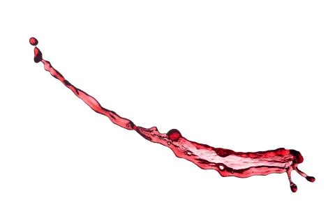 Splash of red wine Stock Photos
