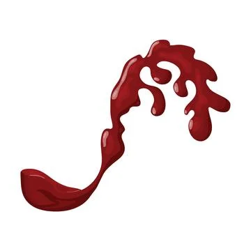 Splash of red wine.Vector illustration Stock Illustration
