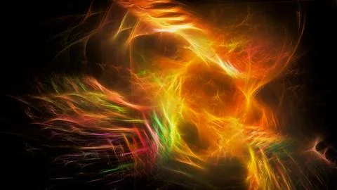 Splash of saturated colors Stock Illustration