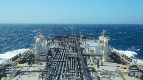 Splash of the sea wave against the bow of the ship. Stock-Footage 77363468