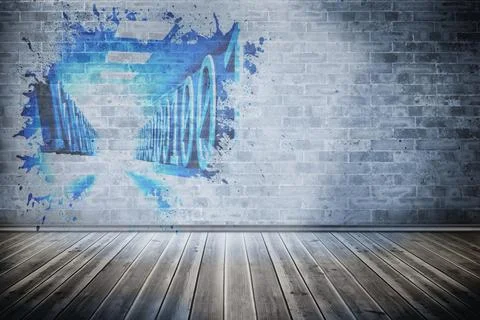 Splash showing binary code Stock Photos