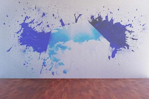 Splash showing cloud computing 写真素材