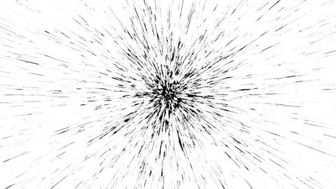 Splash, splatter shape isolated on white. Splashed ink element. Radial grun.. Illustrazione stock
