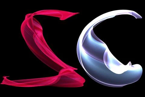 Splash of thick pink fluid. 3d illustration, 3d rendering. Illustrazione stock