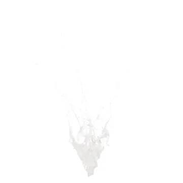 Splash of thick white liquid. 3d illustration, 3d rendering. 스톡 일러스트
