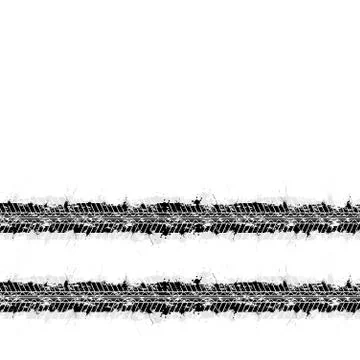 Splash tire track background Stock Illustration