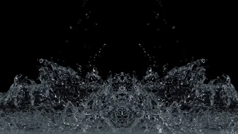 Splash Transition Stock Footage 84016405