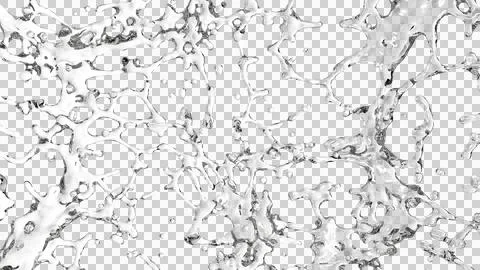 Splash Of Transparent Liquid On Background Stock Illustration