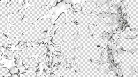 Splash Of Transparent Water Stock Illustration