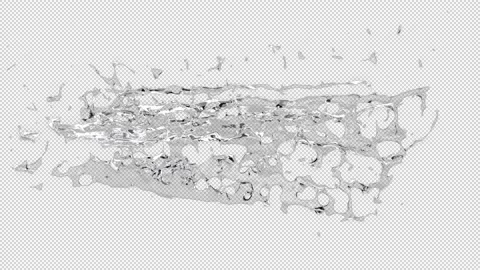 Splash Water Alpha Channel Stock Footage 157277122