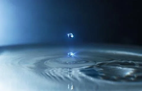 Splash of Water Drop Stock Photos