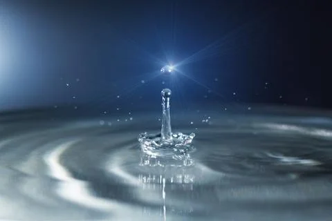 Splash of Water Drop Stock Photos