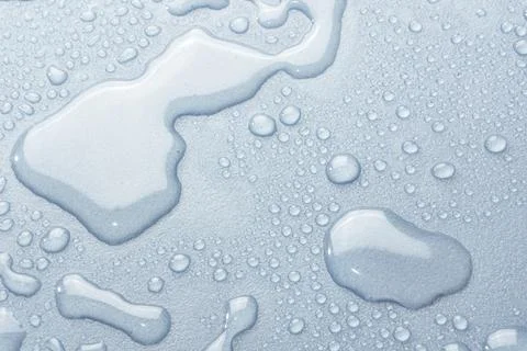 Splash Water drops on Light  Background Foto stock