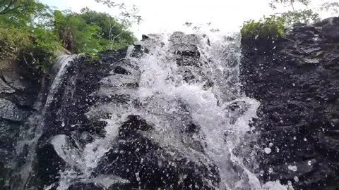 Splash water fall Stock Footage 277669803