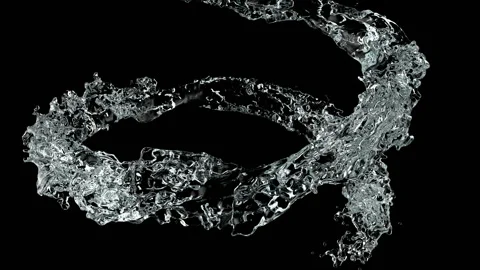 Splash water 스톡 동영상 89676842