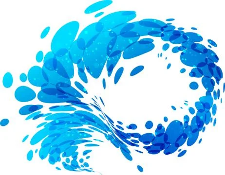 Splash water Stock Illustration