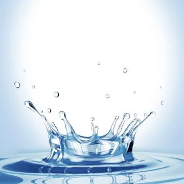 Splash of water Stock Illustration