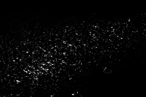 Splash of water. Isolate on black background Stock Photos