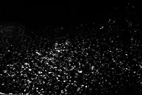 Splash of water. Isolate on black background Foto stock
