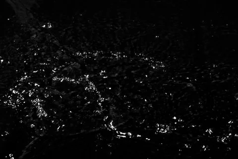 Splash of water. Isolate on black background Stock Photos