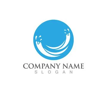 Splash water  Logo Template vector illustration イラスト素材