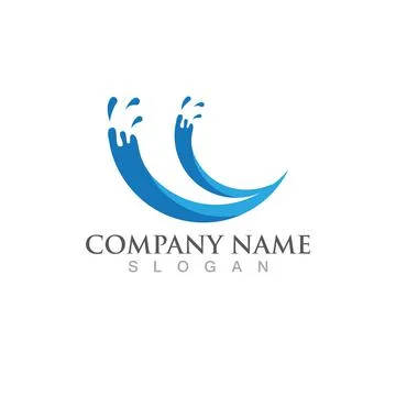 Splash water  Logo Template vector illustration Stock Illustration