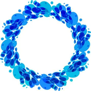 Splash water ring Stock Illustration