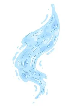 water splash sketch